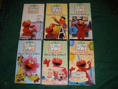 Lot of 6~Sesame Street Elmo's World Series VHS Video's | #155941165