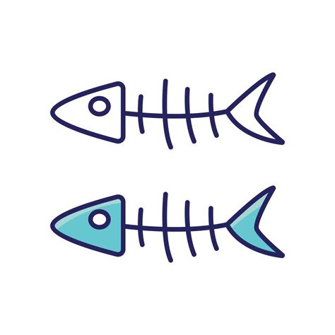 Fish bone logo icon 22233271 Vector Art at Vecteezy