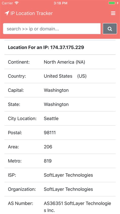 IP Location Tracker App for iPhone - Free Download IP Location Tracker ...