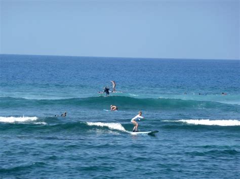 Surfing in Kahaluu Beach Park, Hawaii, and the Traveling Red Dress ...