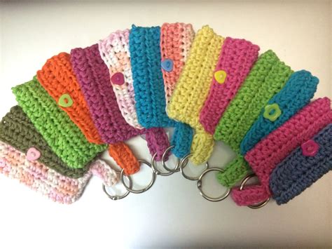 Keychain - Crochet Mini Purse | Aseem Creations | Crochet purse patterns, Crochet keychain ...