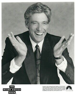 MAURY POVICH TV Host THE MAURY SHOW 8x10 Promo Press News Photo 1992 | eBay