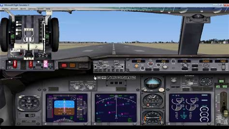 FSX Introduction to cockpit, operations of Boeing 737 Flight Simulator X demo - YouTube