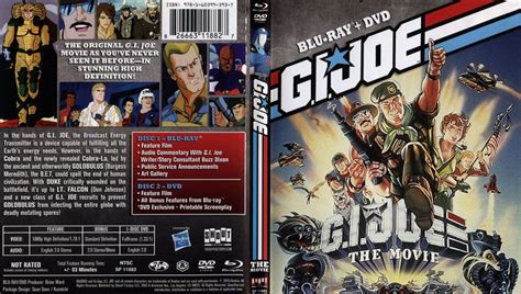 YOJOE.COM | G.I. Joe: The Movie Blu-Ray + DVD Cover