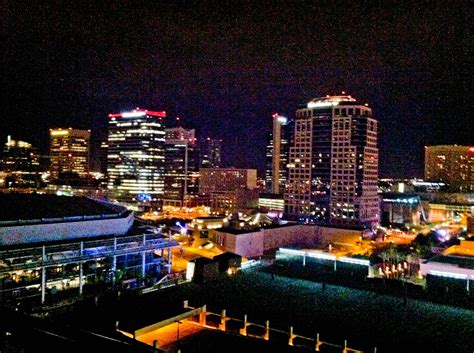 downtown phoenix at night view from Summit Copper Square | World cities ...