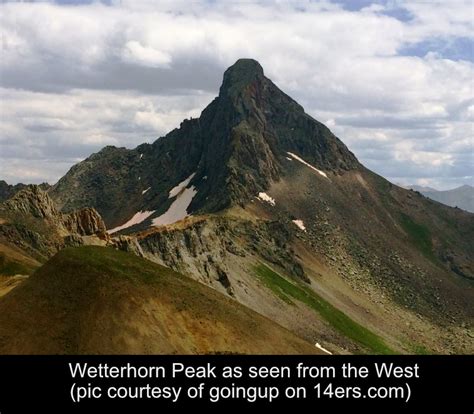 Trail Report - Wetterhorn Peak - Colorado