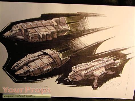 Star Trek: Enterprise Concept Art from Enterprise original prod. material