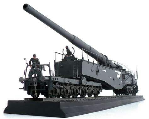 The Great Canadian Model Builders Web Page!: Krupp 28 cm K5 railway gun "Leopold"