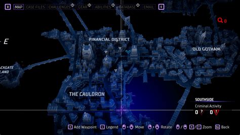 Map - Gotham Knights | Interface In Game