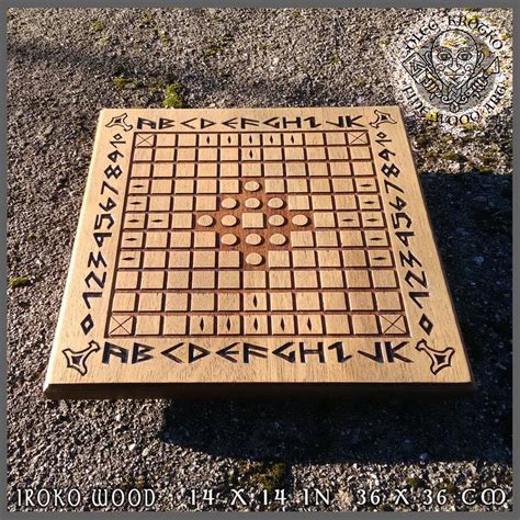 Hnefatafl Viking Traditional Game Strategy Board Odin Icon - Etsy ...