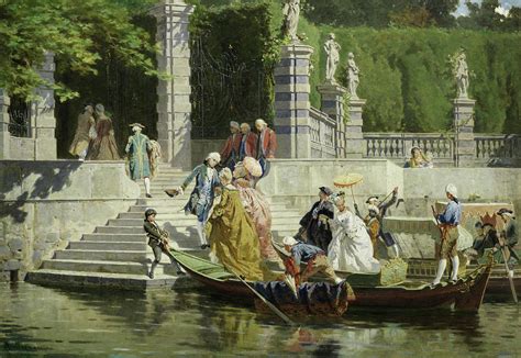 The Reception At Villa Carlotta, Lake Como Painting by Mountain Dreams - Fine Art America