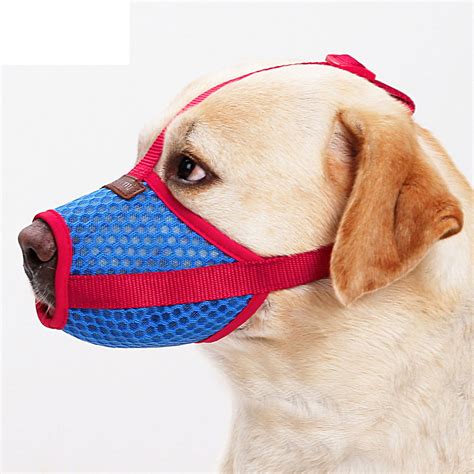 Pet Prevent Biting Barking Dog Muzzle Safety Adjustable dog Mouth Mask ...