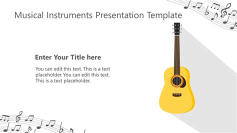 Musical Instruments PowerPoint Template - SlideModel