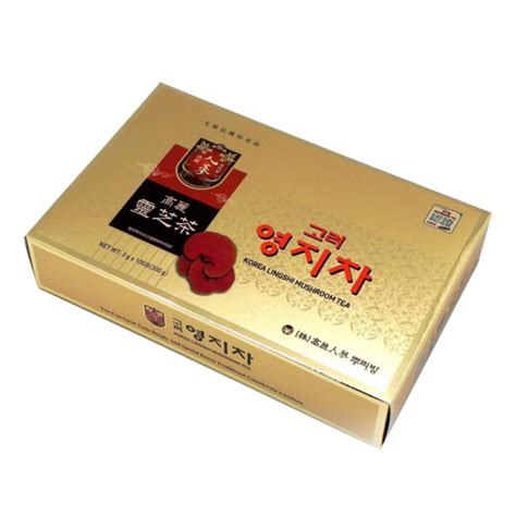 Trà nấm linh chi Korea Lingshi Mushroom Tea (3 gram x 100 gói) - Delicacy Thưởng thức tinh hoa