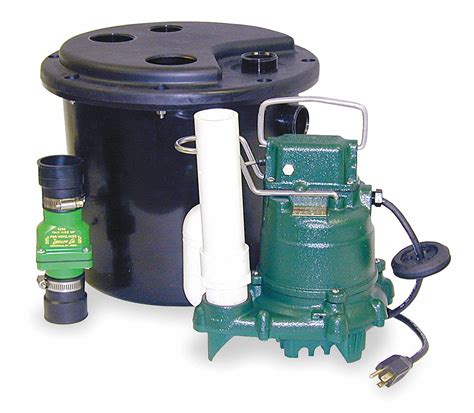 ZOELLER, 1/3 hp HP, 9.7 A Amps, Sink Drain Pump System - 2P778|105-0001 ...