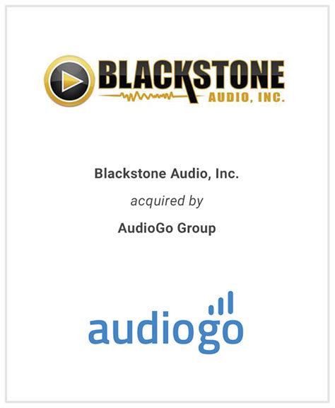 Blackstone Audio - Hexagon Capital Alliance