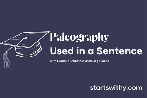 PALEOGRAPHY in a Sentence Examples: 21 Ways to Use Paleography