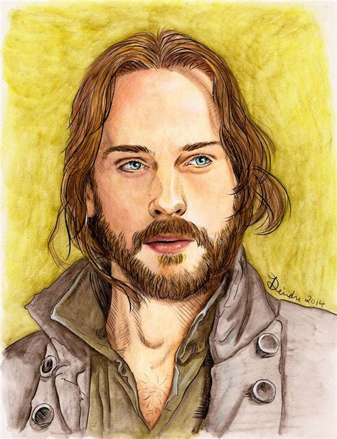 Ichabod Crane by Deirdre [©2014] | Fantasy tv series, Art, Watercolor drawing