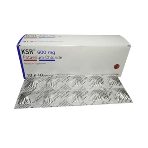 Jual Merck Ksr Obat Hipokalemia [600 Mg/ 10 Tablet] Di Seller Sehat ...