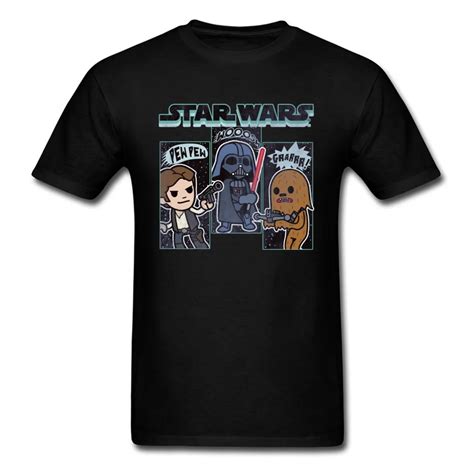 Funny T Shirt Men Star Wars Tshirt Sound Effects Clothes 80s Comedy T ...