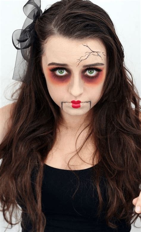 How to look like a scary doll for halloween | gail's blog