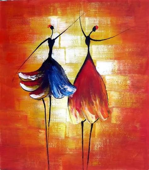 Abstract Dance Painting at PaintingValley.com | Explore collection of Abstract Dance Painting