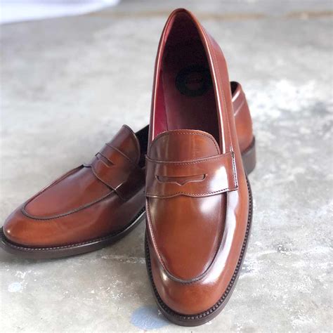 Brown Penny Loafers for Women Beatnik Irma Chesnut