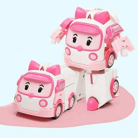 Robocar Poli Transformation Robot Poli Amber Roy Car Toys Action Figure Toys | Walmart Canada