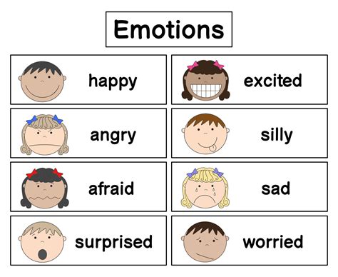 Truth of The Talisman: Emotions Flashcards Free Printable