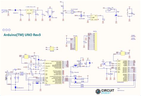 Arduino Uno Circuit Diagram - Wiring Digital and Schematic