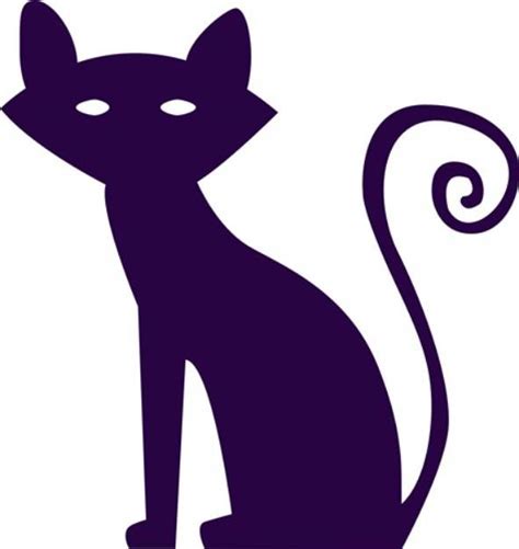 Halloween Cat Silhouette SVG File Print Art| SVG and Print Art at ...