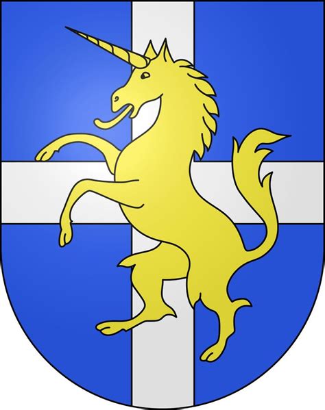 the coat of arms of scotland with a unicorn on it