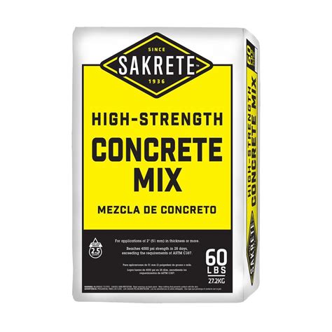 SAKRETE 60 lb. Gray Concrete Mix-65200940 - The Home Depot