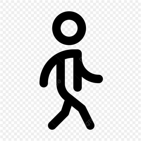 Old Man Walking Clipart Vector, Walking Man Line Icon Vector, Man Icons, Line Icons, Walking PNG ...