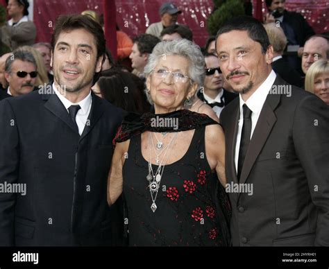 Javier Bardem and mother Pilar arrive at the 80th Annual Academy Awards ...