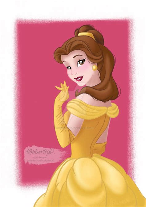 Disney Princess Belle Yellow Dress Original by RockOutRebel on DeviantArt