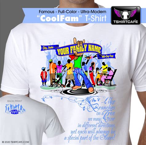 Famous coolfam Family Reunion T-shirt. Customized With - Etsy