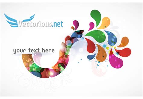 Background Vector Abstract Colorful Illustration