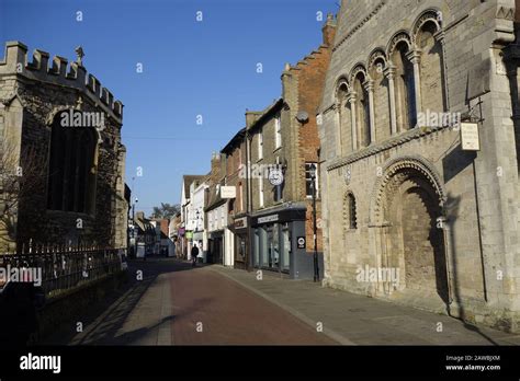 huntingdon town centre, cambridgeshire, england, uk, gb Stock Photo - Alamy