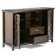 Shop WYNDENHALL Portland Collection Espresso Brown Tall TV Stand for TV's up to 60 Inches - Free ...