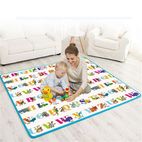 Large Infant Floor Play Mat, EPE Baby Play Mats 6.5 Millimeter Thick ...