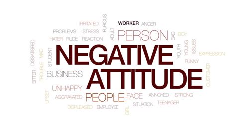 Negative Attitude Examples List And Leaving Them