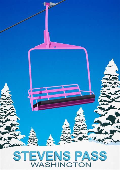 Stevens Pass Ski Resort on Behance