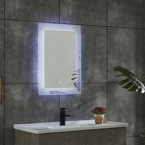 CE IP44 New Style 4 Sides Frame Illuminated LED Bathroom Mirror with Anti-foggy - Buy Led Mirror ...