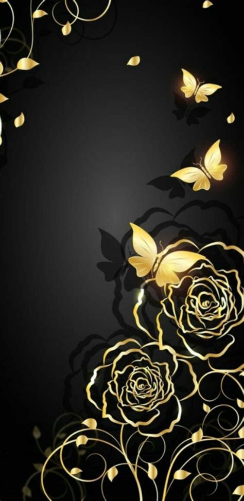 Gold And Black Wallpaper, Gold Wallpaper Phone, Gold And Black Background, Golden Wallpaper ...