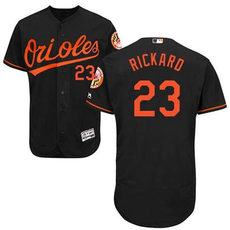 Orioles #23 Joey Rickard Black Flexbase Authentic Collection Stitched ...