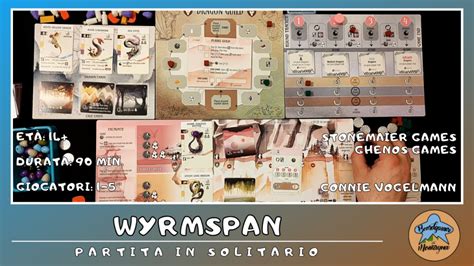 Wyrmspan - partita in solitario in italiano (gameplay) - Board Games Francesco