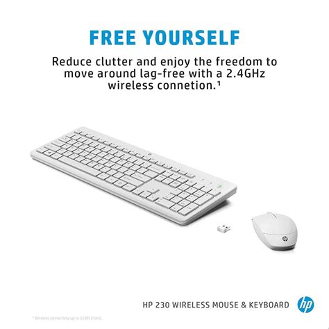 Hp 230 Wireless White Keyboard And Mouse Combo 1600 Dpi (3l1f0aa) at Rs 1600/piece | Keyboard ...