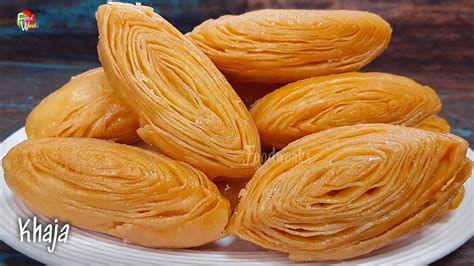 Khaja Recipe | Bengali Sweet | Crispy Khaja Sweet Recipe | Chiroti ...