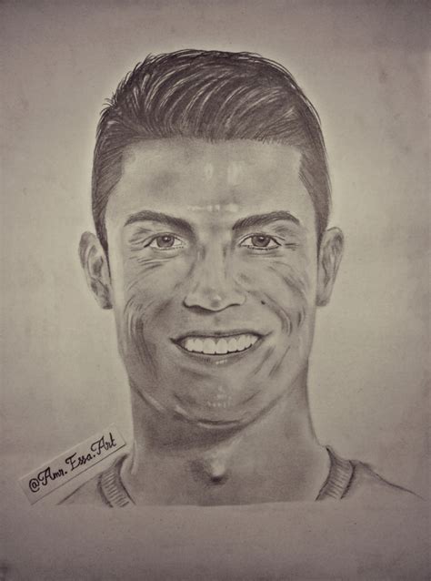 Cristiano Ronaldo CR7 pencil art drawing portrait. Check these : https://www.facebook.com/Amr ...